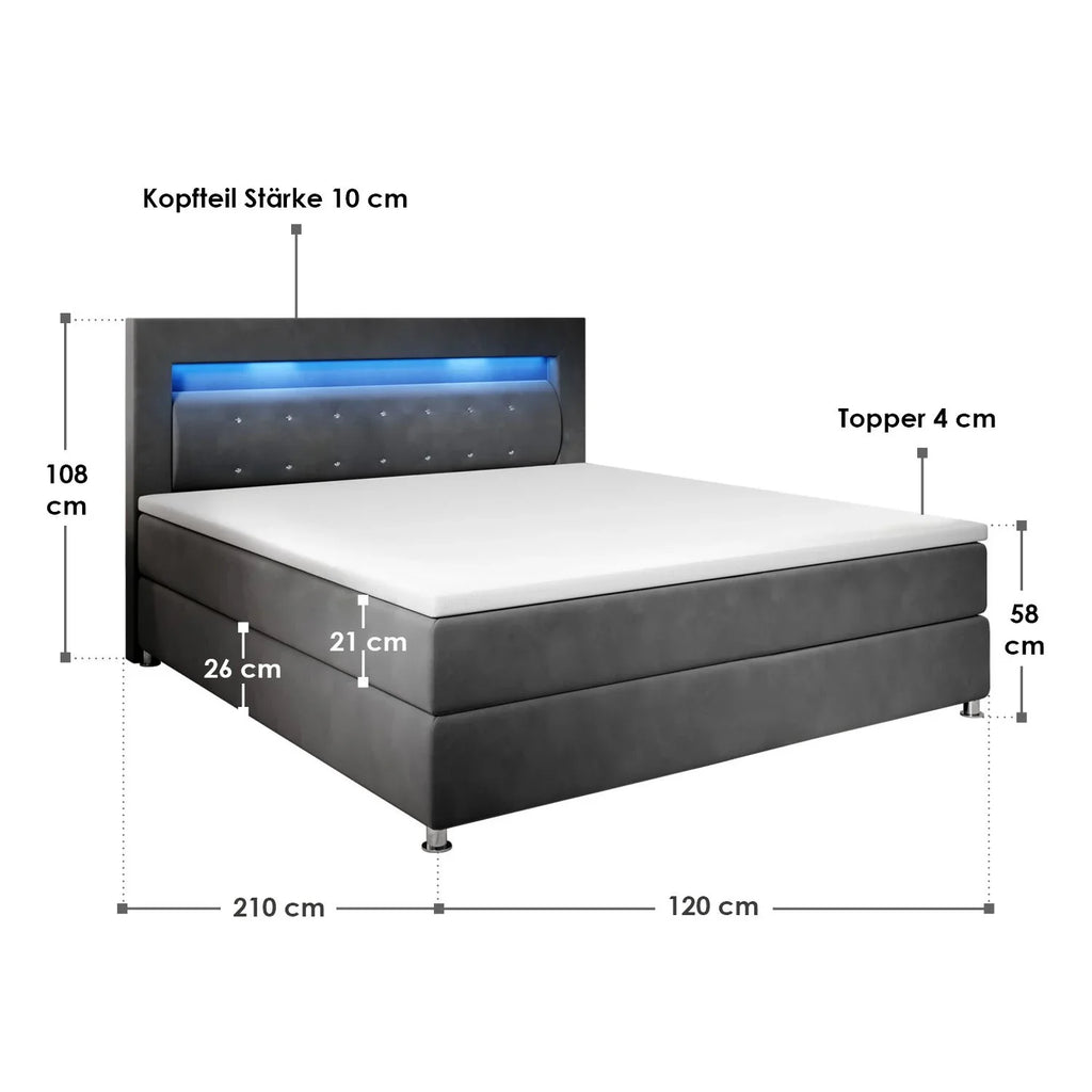 Cama Baú Vancouver 2025 – Tecido