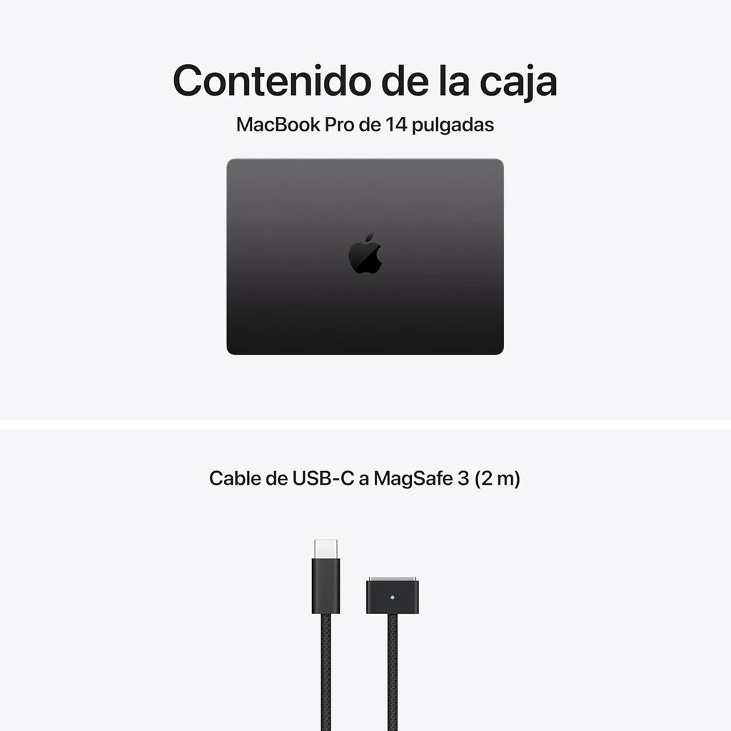 MacBook Pro de 14,2 polegadas com M5, CPU de 10 núcleos e GPU de 10 núcleos: Criado para inteligência, tela Liquid Retina XDR e 16 GB de memória unificada, 512 GB; Preto Espacial