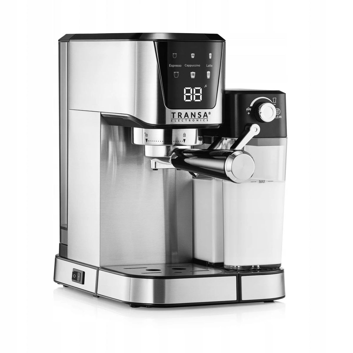 Máquina de café expresso com bico e LCD automático, bomba ULKA 20 BAR