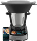 Robô de Cozinha Multifunção Cecotec Mambo 11090, 1600 W, 37 Funções, APP, Balança e Jarra de 3,3 Litros de Aço Inoxidável própria para Máquina de Lavar Louça, Livro de Receitas e Acessórios