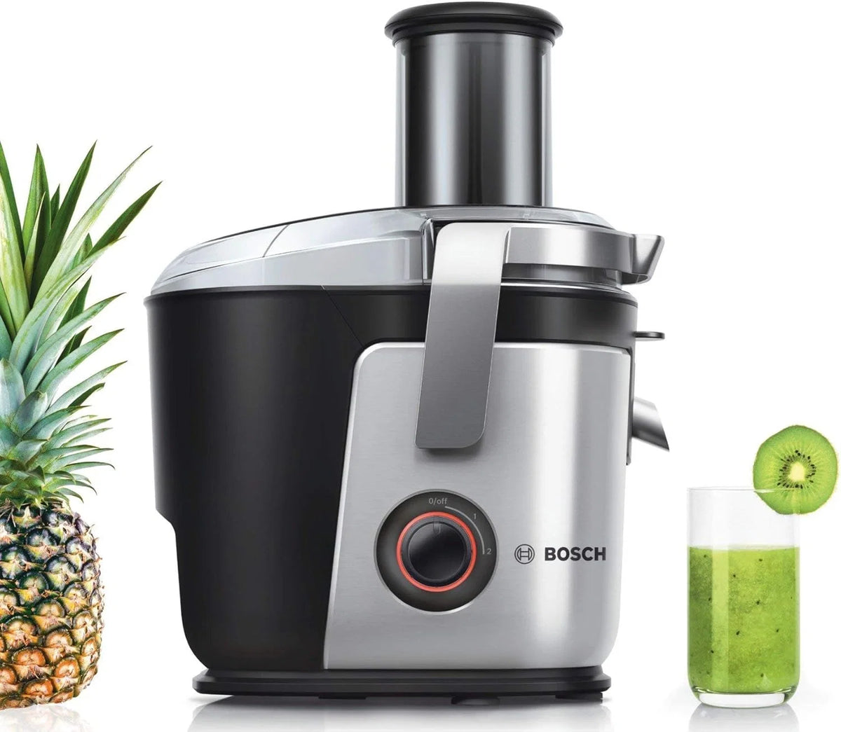 Bosch MES4000GB Liquidificador, 1.000 W, Capacidade 1.5 Litros, 2 Velocidades, Cor Preto/ Aço/ Prata