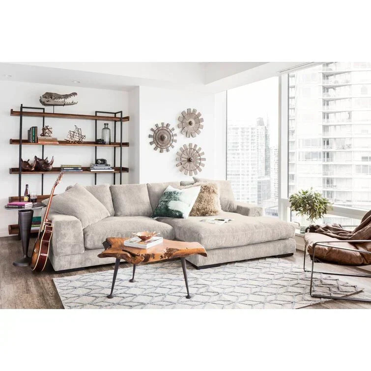 Sofá-Chaise Reversível de 106″ de Largura