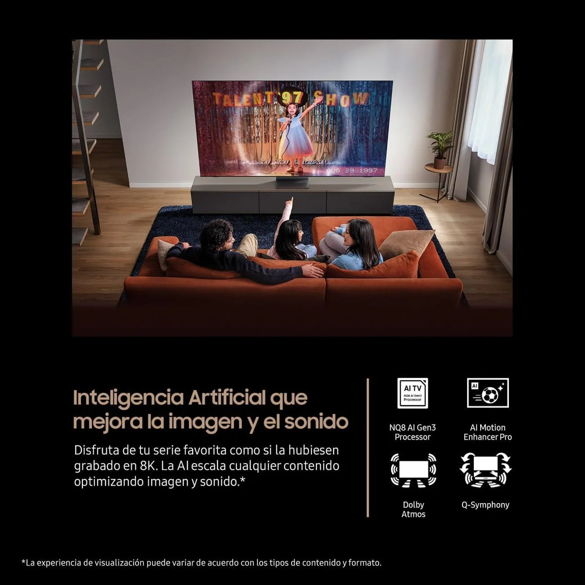 Smart TV Neo QLED 8K QN900F de 65 polegadas com Mini LED, Vision AI, Tela Antirreflexo Glare Free e Motion Xcelerator 165Hz