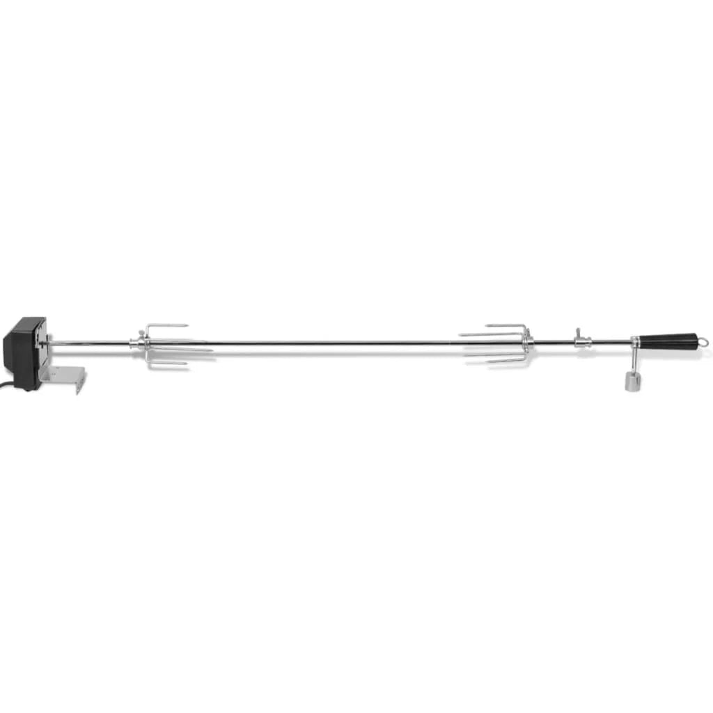 Espeto Giratório para Churrasco com Motor Aço 1200 mm Vidaxl
