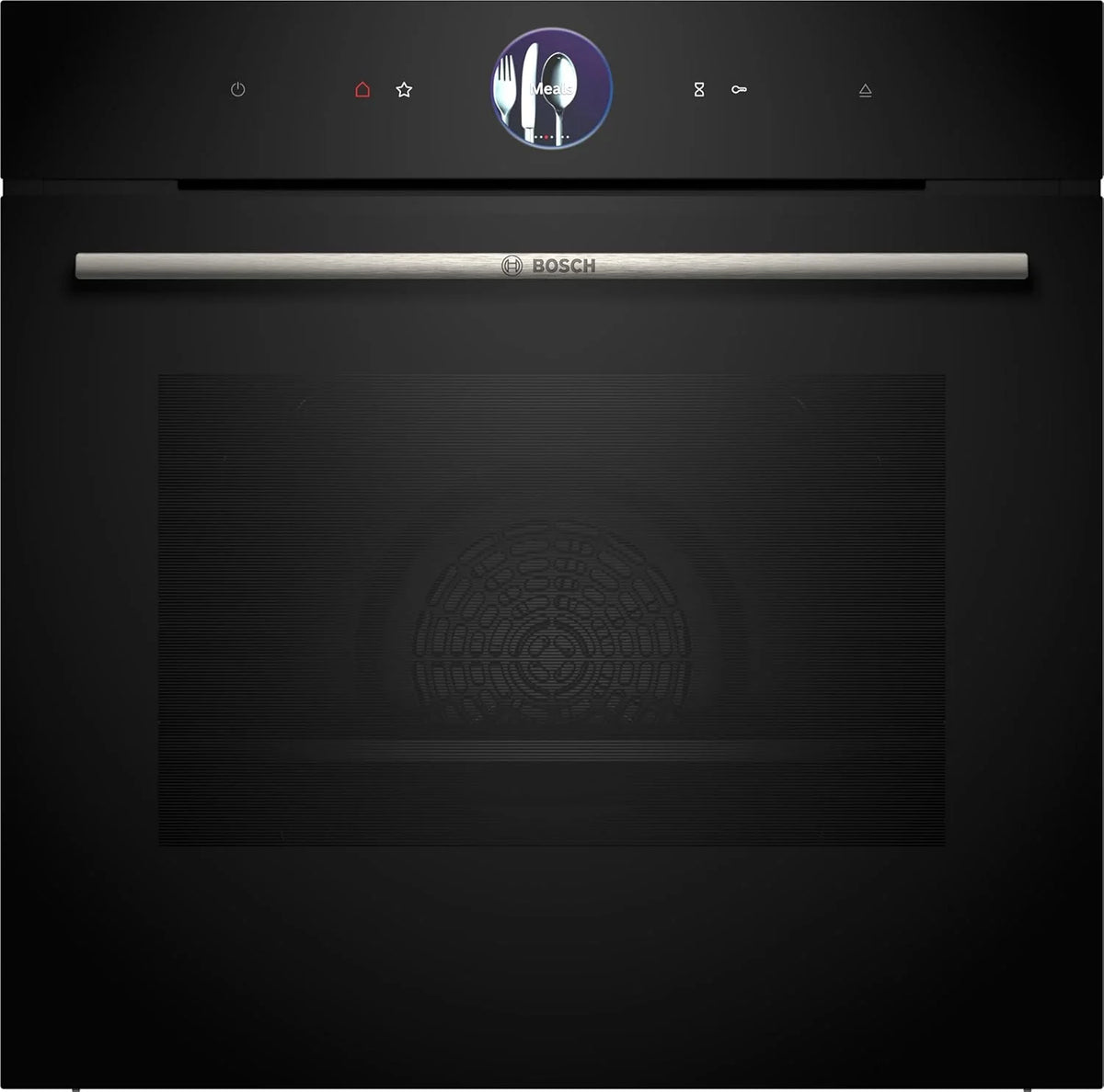 Bosch - Forno Multifunções com Vapor Adicionado, 60 cm, Série 8, Eletrónica TFT TouchControl Plus, AirFry, Home Connect, Preto, HRG7361B1