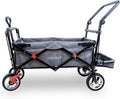 FUXTEC Carrinho Dobrável CT800, Coleção Fux Family – Carrinho de Jardim para Crianças, Transporte, para Cidade, Campo, Praia ou Montanha – Puxe ou Empurre – Capacidade de Carga 75 kg