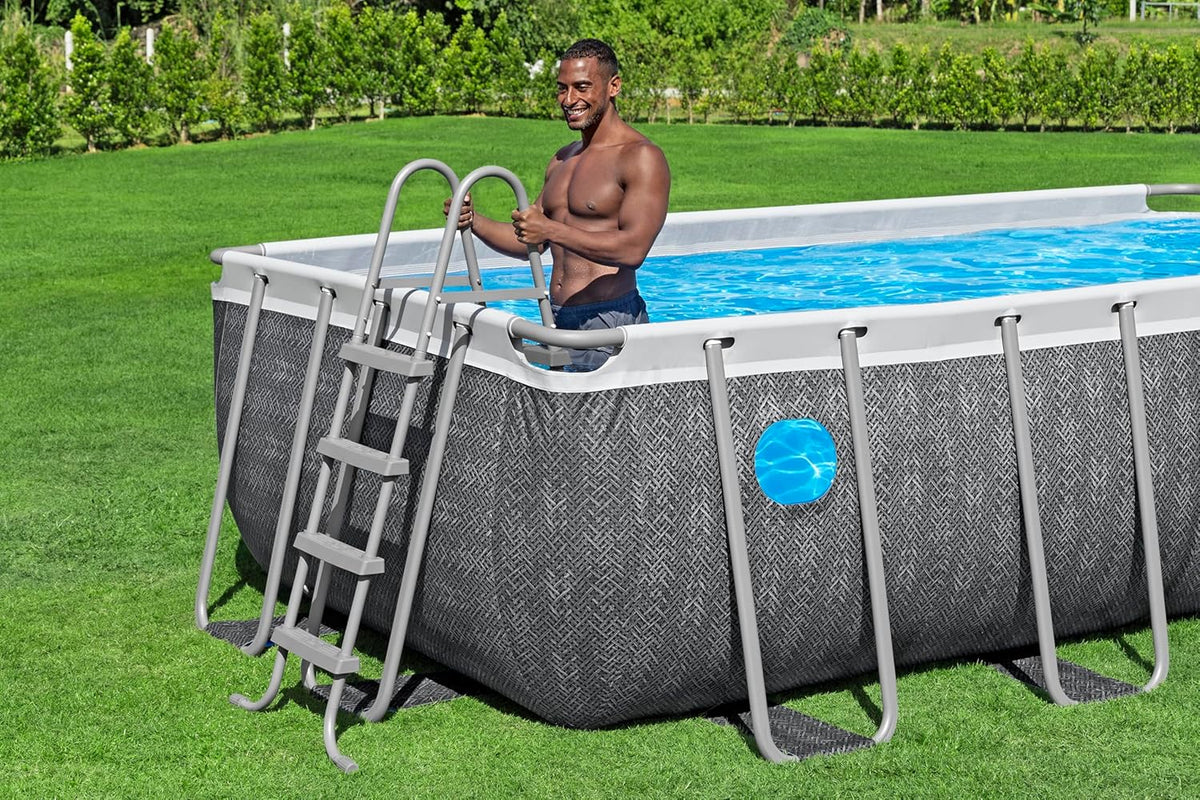 Piscina Retangular Splashview Bestway 4,88 m x 2,44 m x 1,22 m