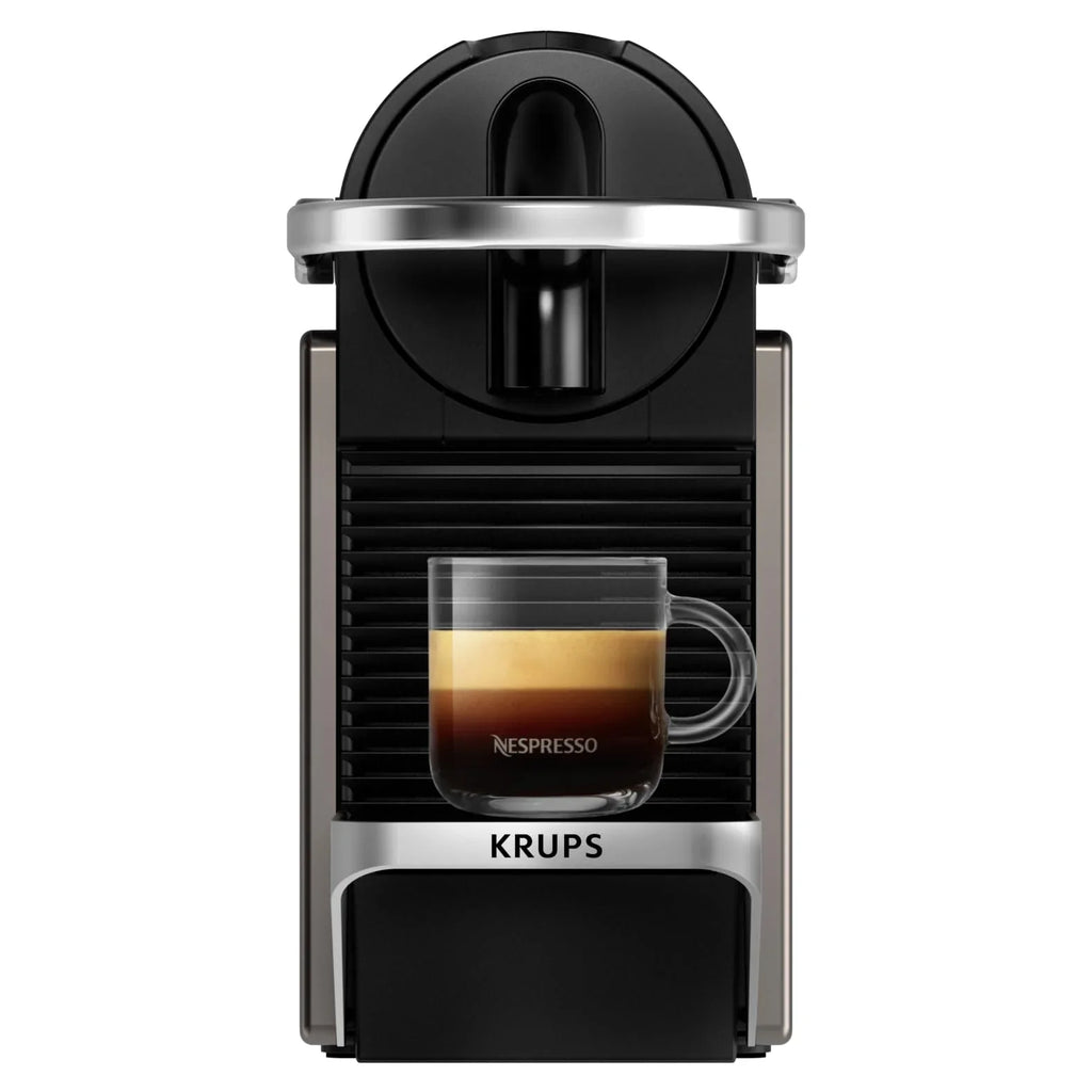 2025 Cafeteira de Cápsulas Krups Nespresso Pixie Redesign | Espresso e Lungo | Estilo industrial | Baixo consumo de energia | Desligamento automático | Bandeja ajustável | Cápsulas recicláveis | Modelo XN306T