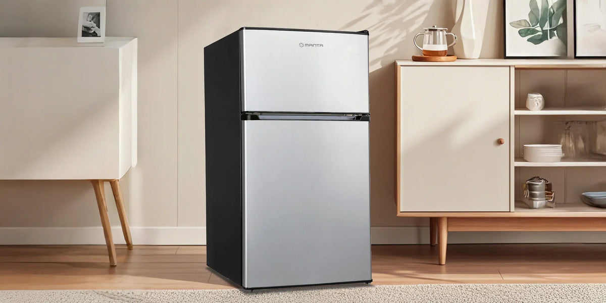 FRIGOBAR pequeno frigobar freezer hotel escritório prata LED 88l. 86cm