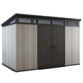 2026 Keter Artisan Abrigo de Jardim 11 x 7 pés (3,4 x 2,1 m) – Solução Elegante e Robusta para Armazenamento Exterior