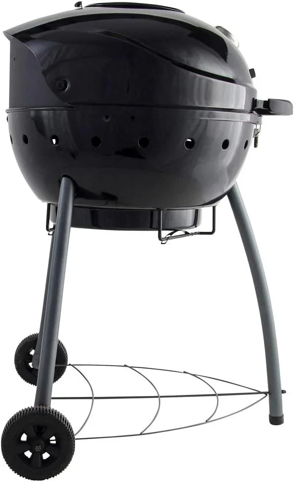 Churrasqueira a Carvão Char-Broil Kettleman - Churrasqueira a Carvão com Chaleira, Tecnologia TRU-Infrared, Bandeja de Cinzas Removível - Ideal para Cozinhar ao Ar Livre, no Jardim e no Pátio