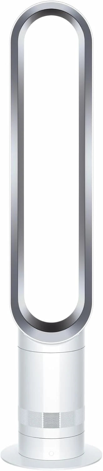 Ventilador de Torre Cool™ (AM07) Air Multiplier™, Ventilador Potente Sem Hélices com Tecnologia Air Multiplier™ (Branco/Prata)
