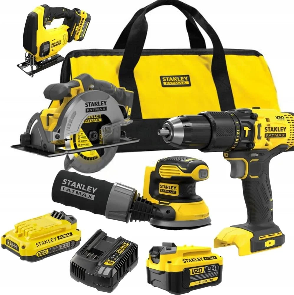 Kit de Ferramentas Elétricas Stanley de 4 peças (SFMCK412MDS-QW)