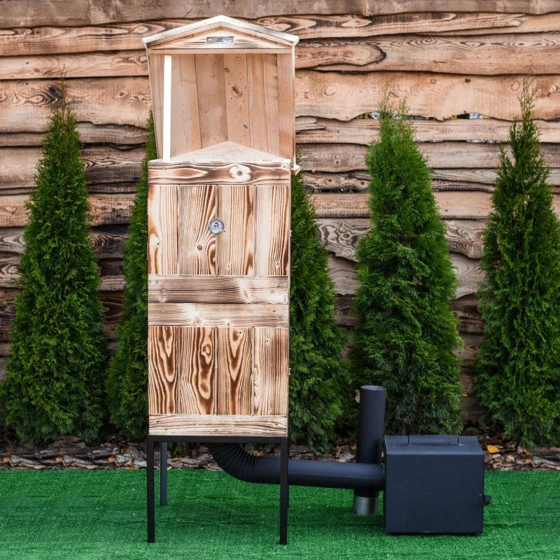 FUMÓRIO DE MADEIRA O MAIOR FORNO 4XL PARA JARDIM MAIS RECENTE IMPREGNAÇÃO x2