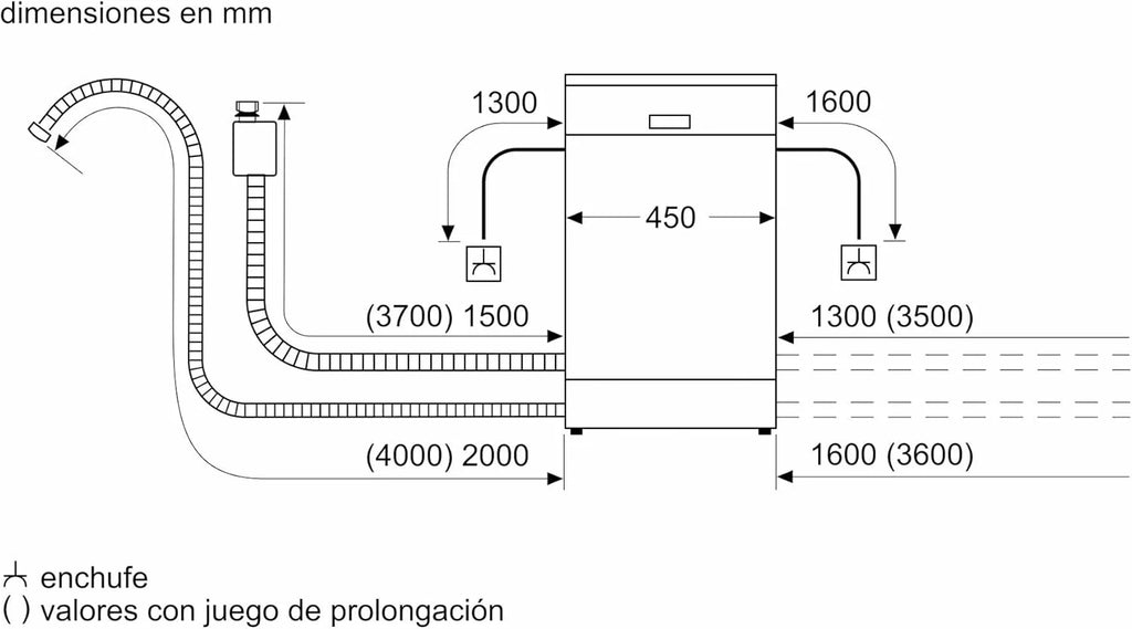 Balay - Máquina de lavar loiça, Livre instalação, 45 cm de largura, Motor ExtraSilêncio, Home Connect, Display LED, Branco, 3VN4030BA