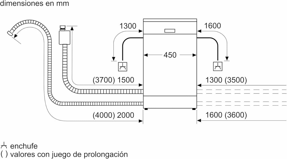 Balay - Máquina de lavar loiça, Livre instalação, 45 cm de largura, Motor ExtraSilêncio, Home Connect, Display LED, Branco, 3VN4030BA