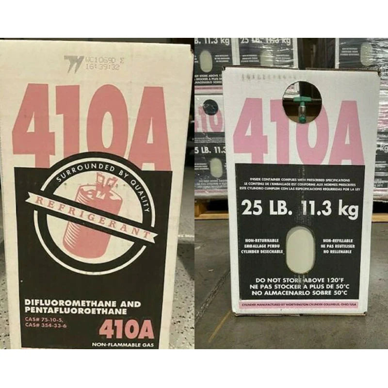 2026 Refrigerante R410A 25 lb – Novo e lacrado de fábrica