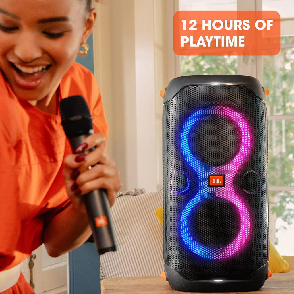 Jbl Partybox 110 JBLPARTYBOX110EU Alto-falante Bluetooth, preto, 24 x 69 x 2,5 cm