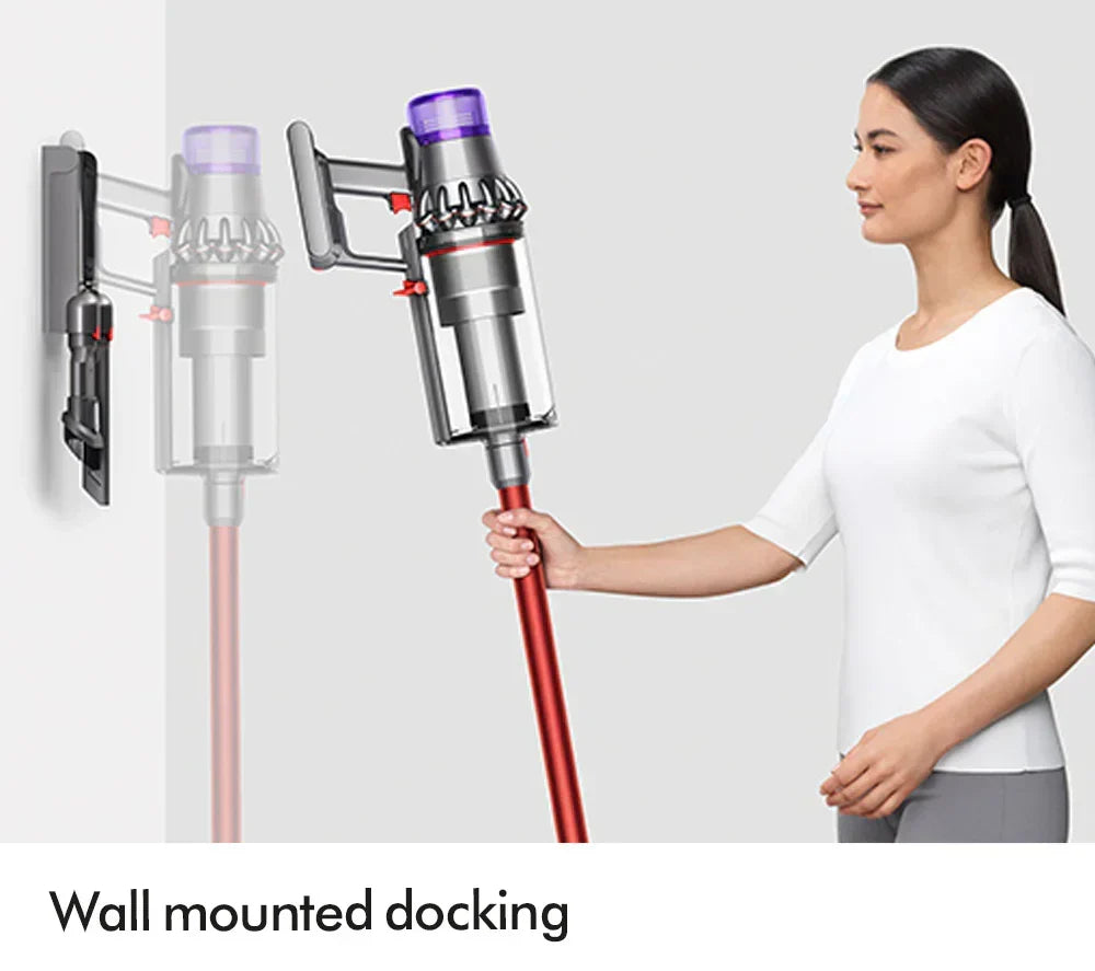 Dyson V11 Extra - Aspirador de Pó sem Fio - Até 60 minutos de autonomia - Acabamento Níquel e Vermelho
