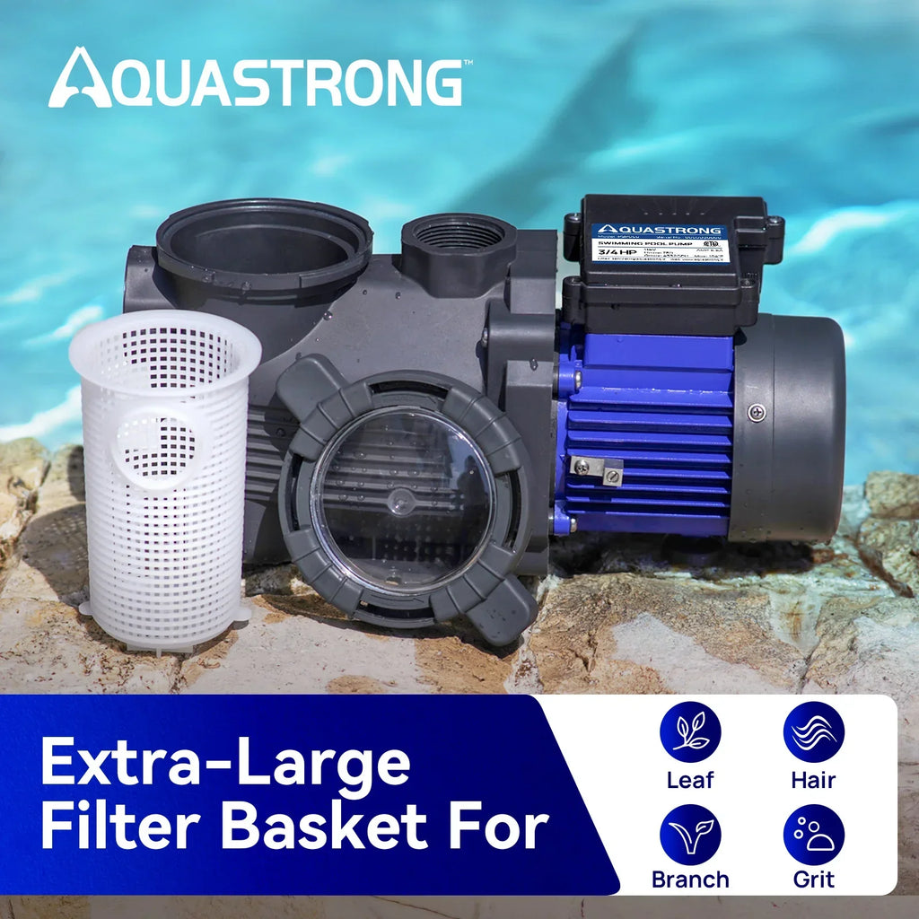 Bomba de Piscina de Velocidade Única de 3/4 HP PSP066-LV 2025