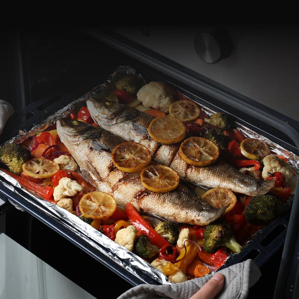 Cecotec Forno Embutível Multifunção 70L Bolero Hexa M226001 Linha A. 2800W, 7 Funções, Display, Base a Vapor XXL, Assistência a Vapor, Limpeza a Vapor Fácil, Ventilador de Arrefecimento, Modo Eco, Modo Convecção, Modo Grelhador