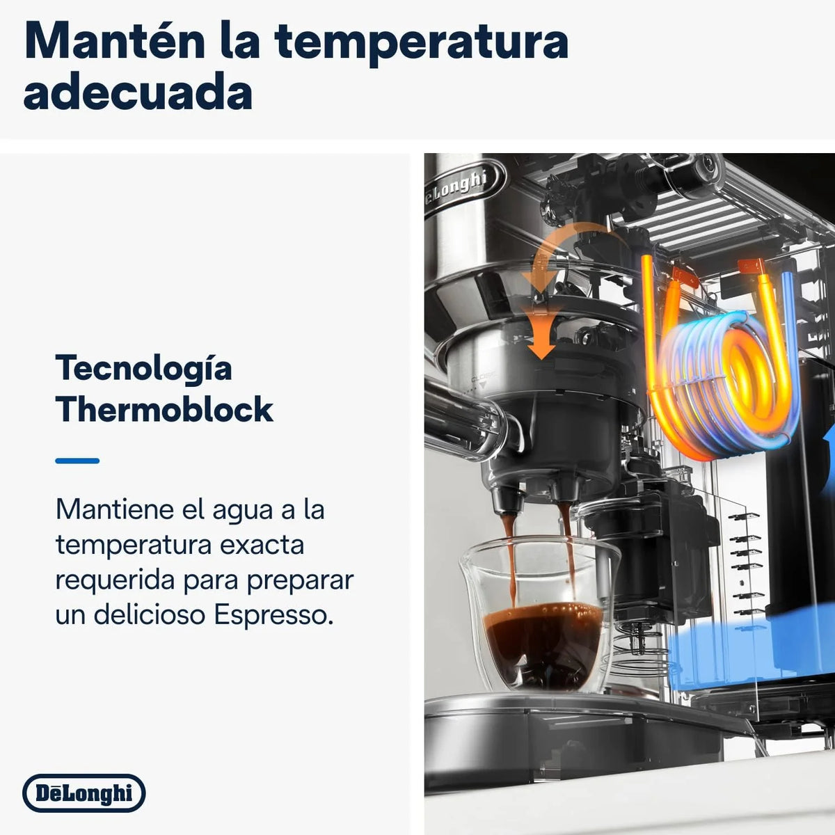De'Longhi Dedica – Cafeteira Espresso Bomba de Aço Inoxidável para Café Moído ou Saches, Espresso e Cappuccino, Reservatório de 1.3 Litros, Sistema Anti-gotejamento, Modelo EC685.M, Cor Metal