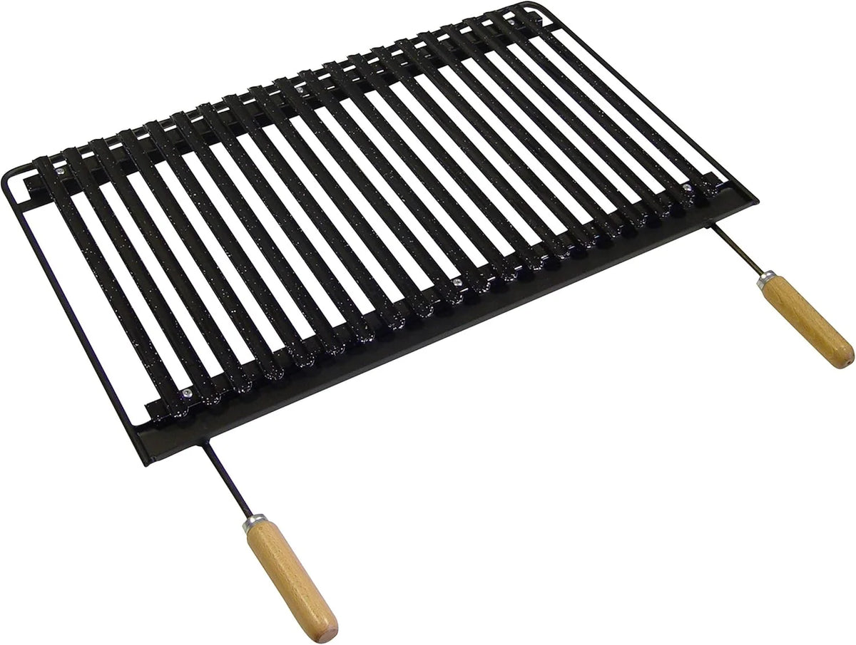 IMEX EL ZORRO Churrasqueira com Tijolo Refratário e Grelha Esmaltada, 90 x 45 x 102 cm