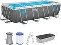 Piscina Retangular Splashview Bestway 4,88 m x 2,44 m x 1,22 m