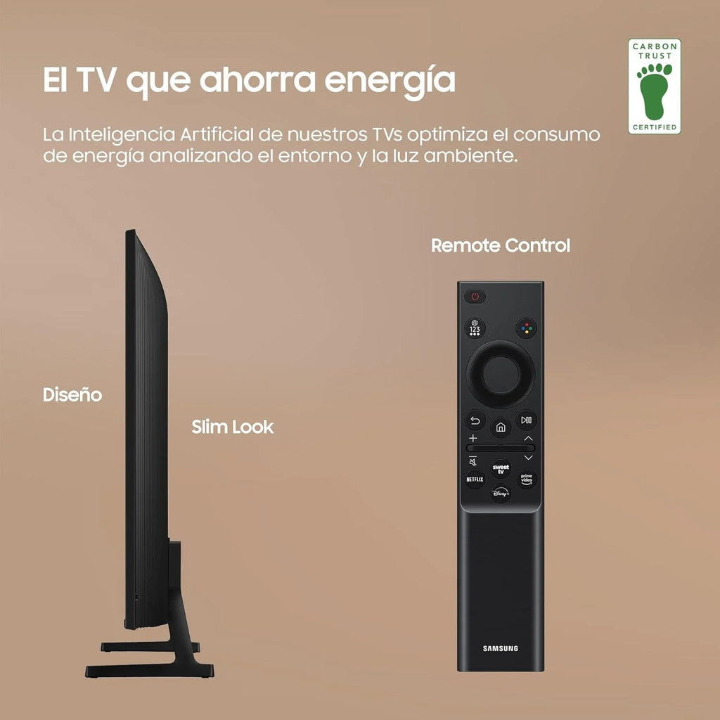Smart TV Crystal UHD 2024 50DU7105 de 50" Crystal UHD com Cores Puras com PurColor, o Melhor Smart TV, Todos os Alto-falantes Juntos com Q-Symphony e controle sua casa com SmartThings