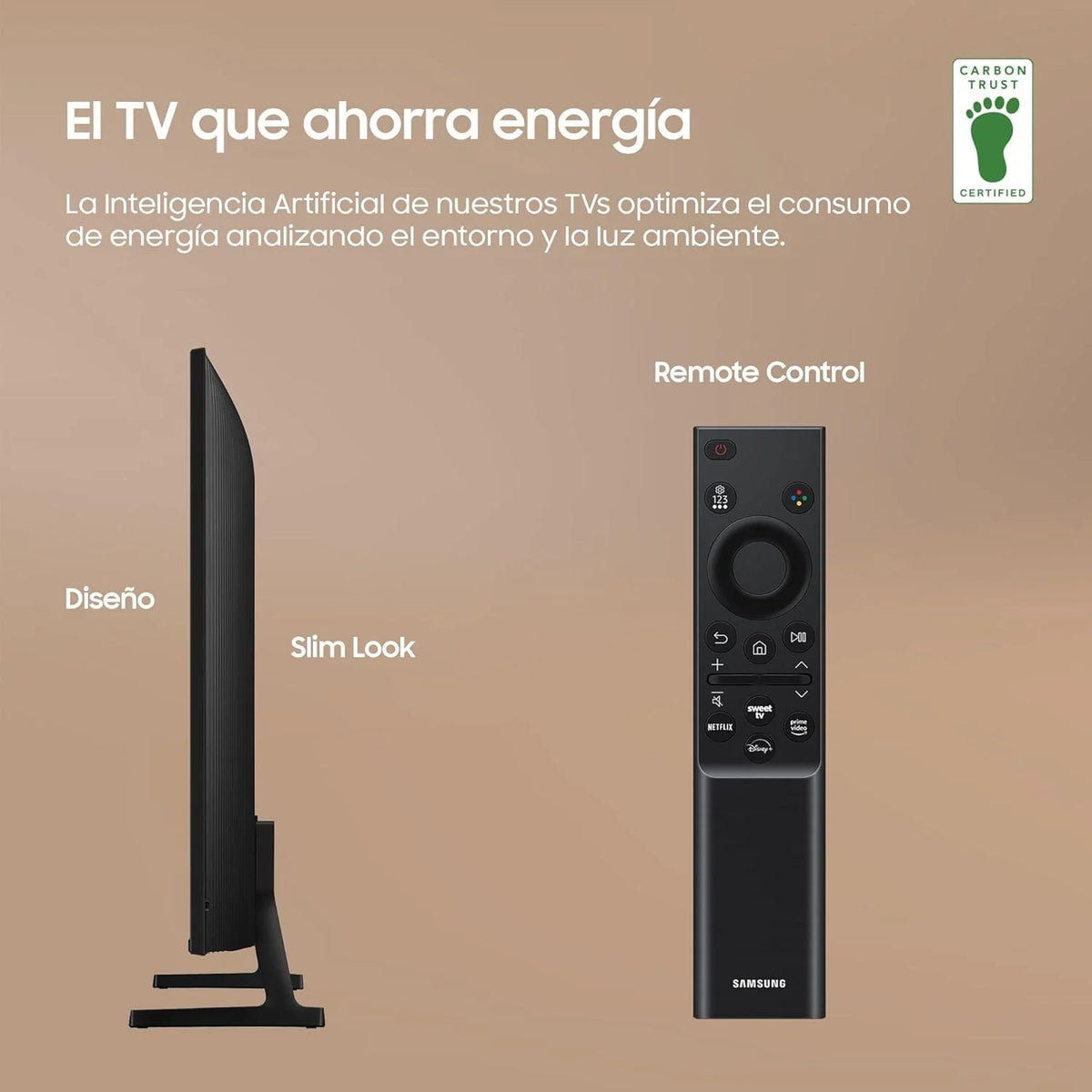 Smart TV Crystal UHD 2024 50DU7105 de 50" Crystal UHD com Cores Puras com PurColor, o Melhor Smart TV, Todos os Alto-falantes Juntos com Q-Symphony e controle sua casa com SmartThings
