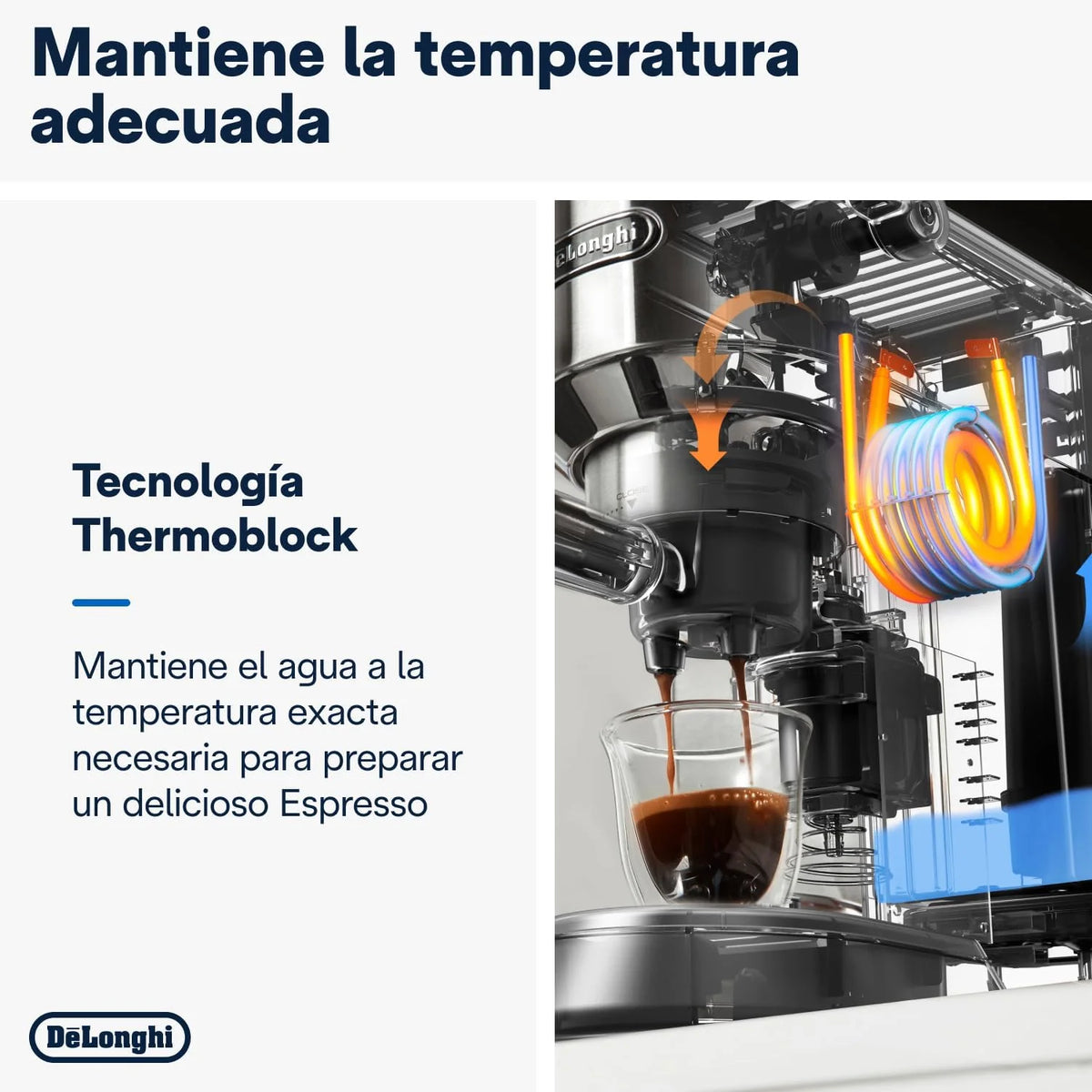 De'Longhi Dedica – Cafeteira Espresso Bomba de Aço Inoxidável para Café Moído ou Saches, Espresso e Cappuccino, Reservatório de 1.3 Litros, Sistema Anti-gotejamento, Modelo EC685.M, Cor Metal