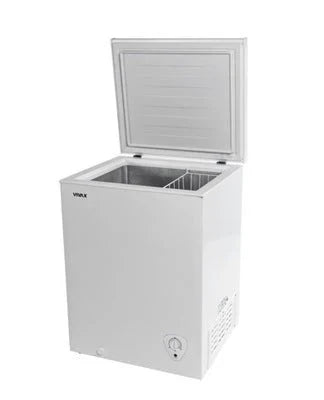 MINI FREEZER BAÚ 2 EM 1 REFRIGERADOR 100L CESTO LED BRANCO