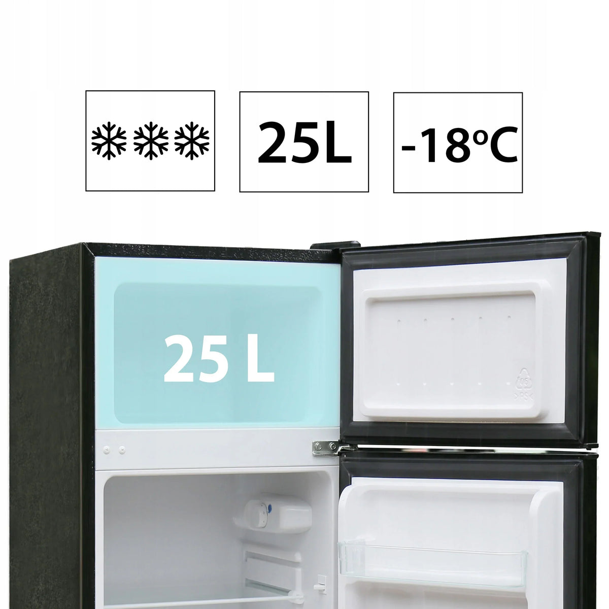 FRIGOBAR pequeno frigobar freezer hotel escritório prata LED 88l. 86cm
