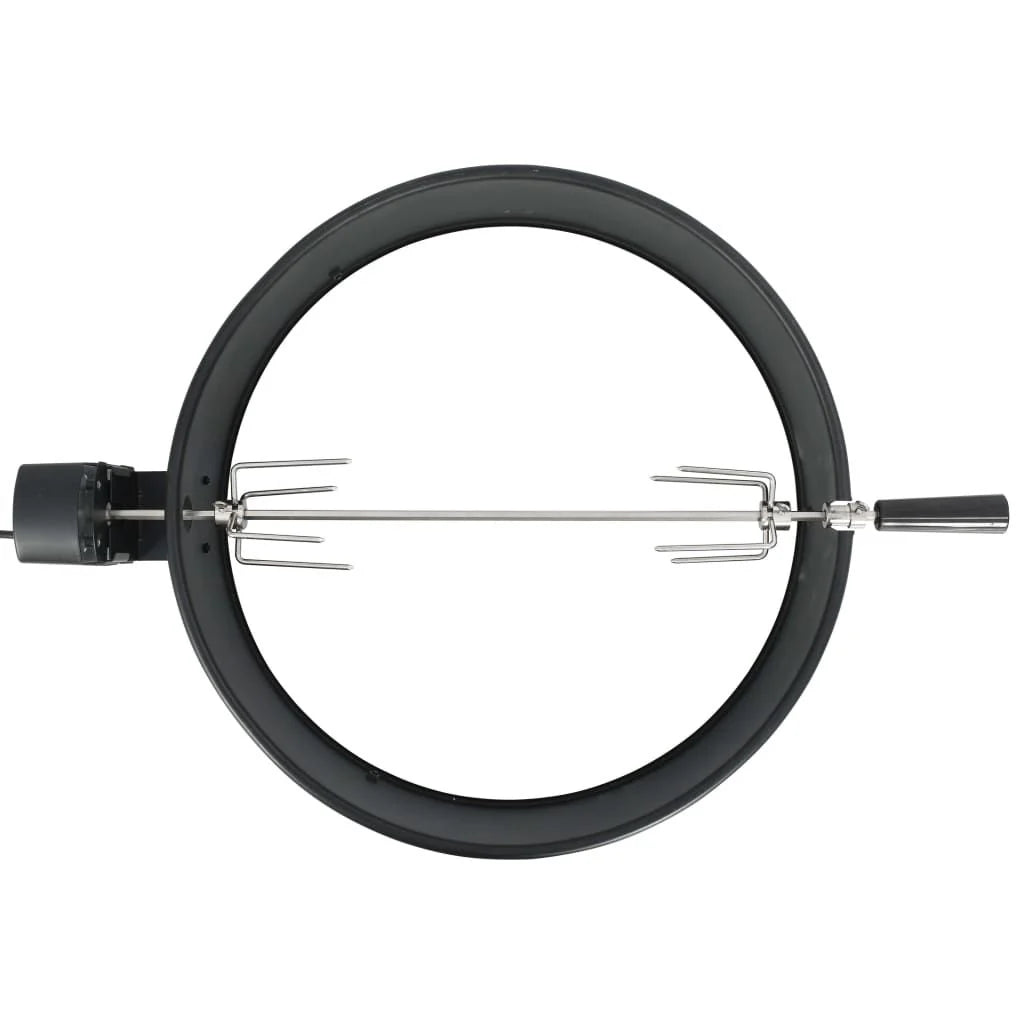 Kit de Anel para Grelhador de Churrasco Preto 57 cm Vidaxl