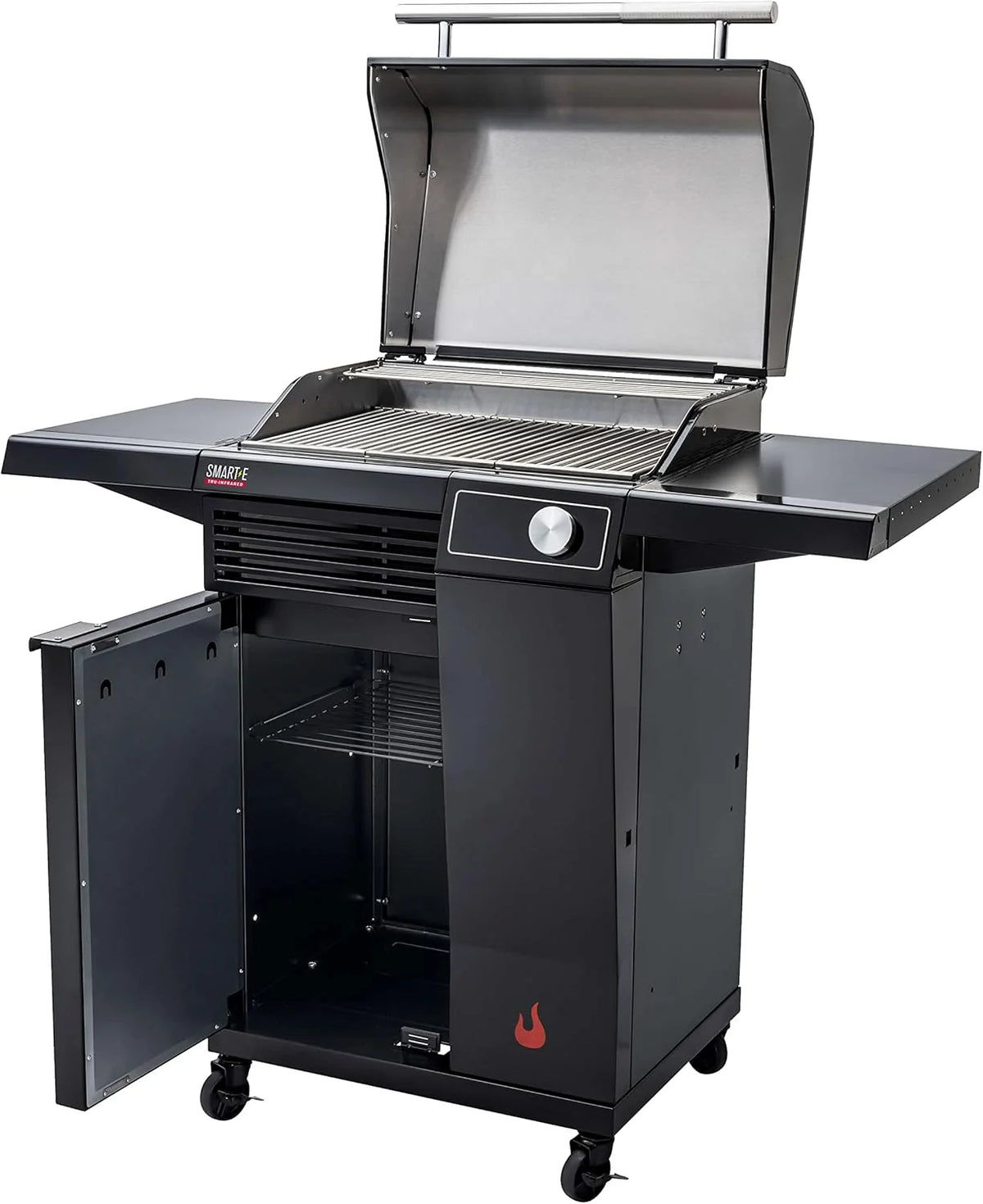 Char-Broil Churrasqueira Elétrica SMART-E - Churrasqueira com E-POWER 90-370°C, controle preciso de temperatura, função de limpeza - Ideal para cozinhar ao ar livre, no jardim e no pátio