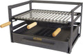 Imex El Zorro 71481.0 Gaveta para churrasco com grelha, preta, 57 x 41 x 35 cm