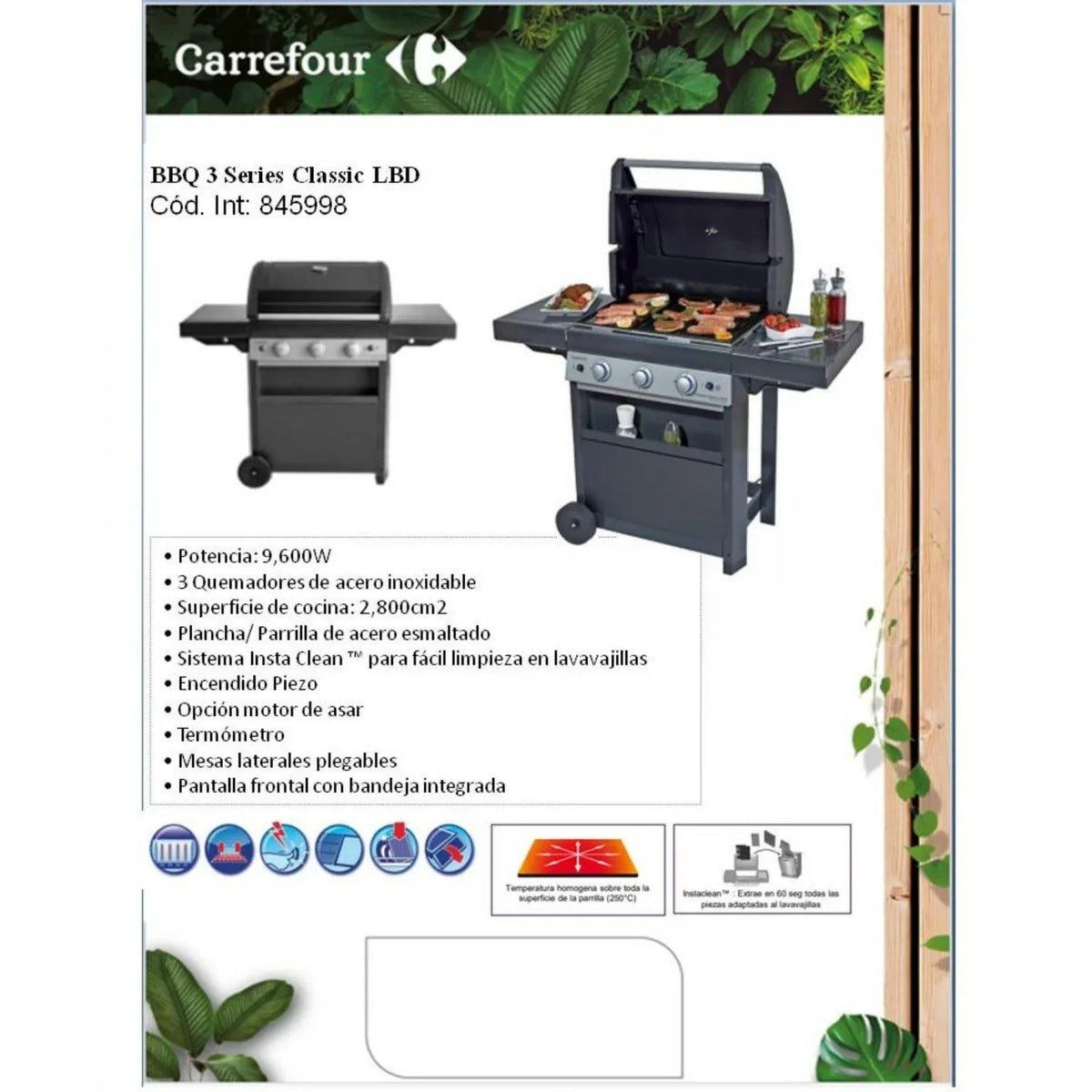 Churrasqueira a Gás 3 Series Classic LBD Campingaz