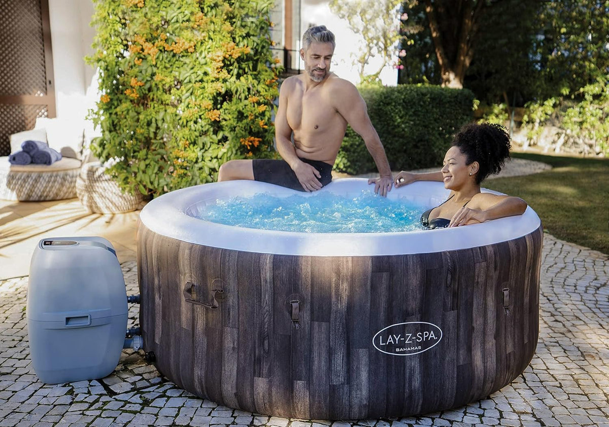 Bestway - SPA Inflável Lay-Z-SPA Bahamas para 2-4 Pessoas Redondo 180 x 66 cm