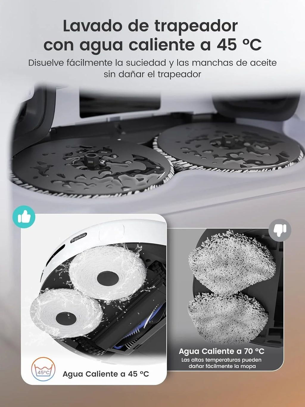 Lefant M3 Robô Aspirador e Passa Pano com Base de Esvaziamento Automático, Navegação a Laser dToF, Mapeamento Inteligente, Evitamento de Obstáculos PSD 190°, 12000Pa, Autonomia 220mins, WiFi/Alexa/APP/i Watch, 2,4G & 5G