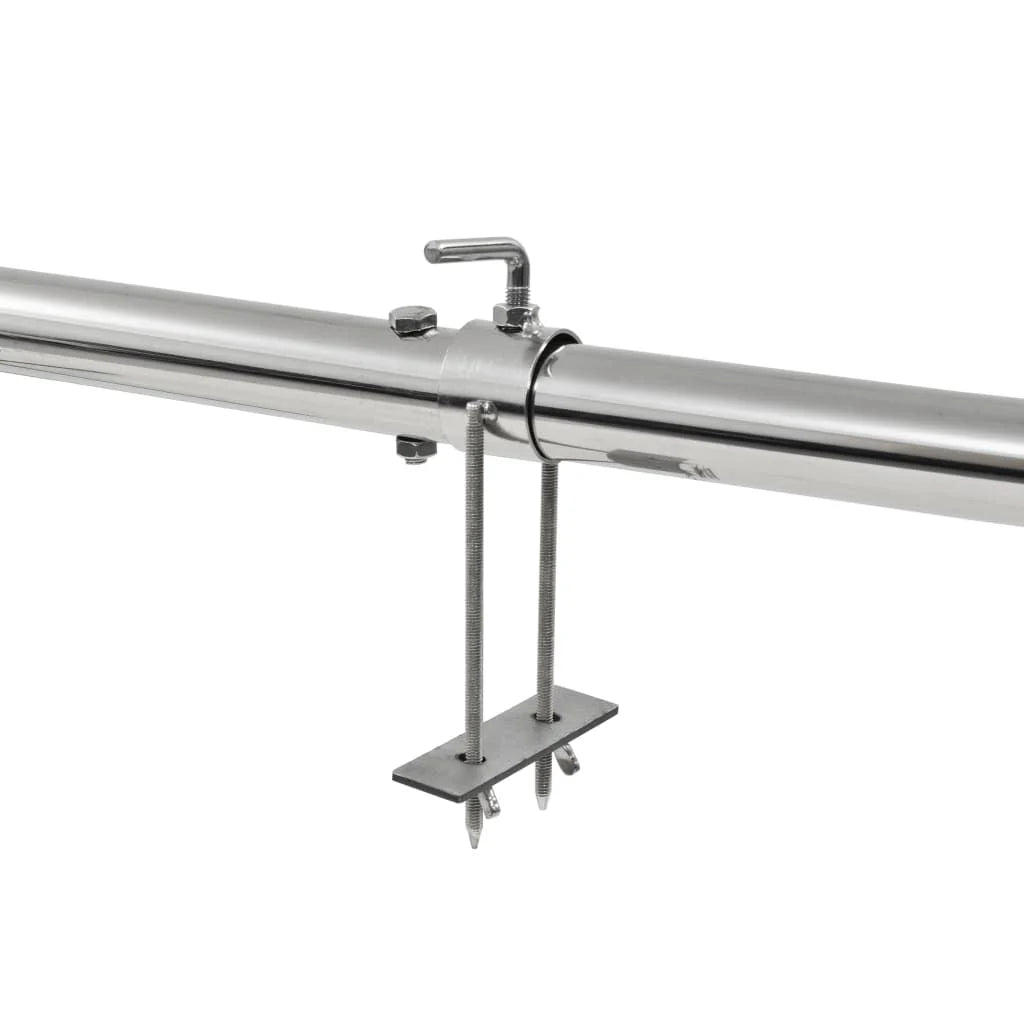 Churrasqueira Automática com Motor em Aço Inoxidável 150x46,5x82,5 cm Vidaxl