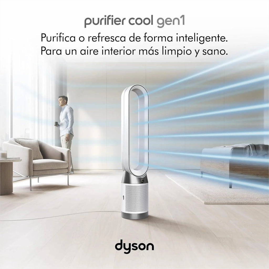 Purificador de ar e ventilador Purifier Cool Gen1 TP10 – Purificação potente, fluxo de ar refrescante (Branco)