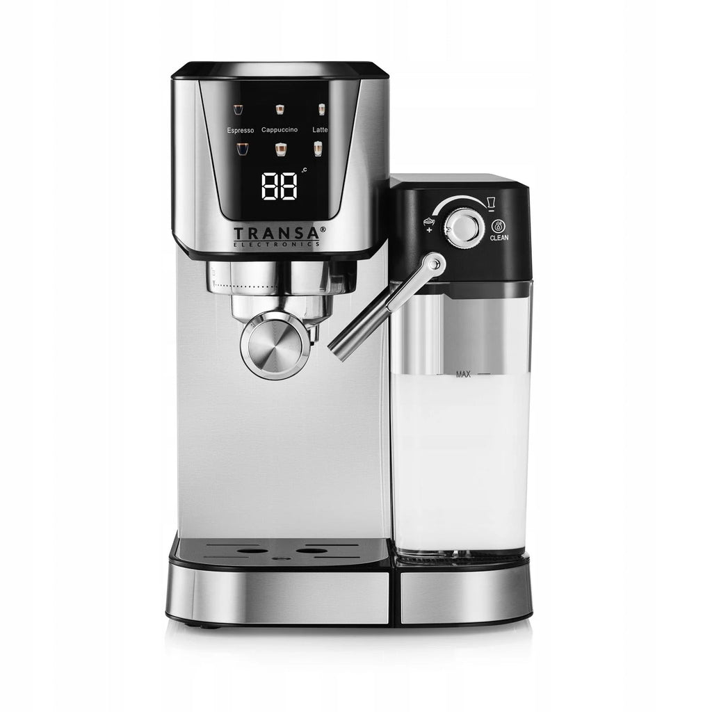 Máquina de café expresso com bico e LCD automático, bomba ULKA 20 BAR