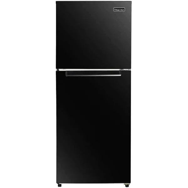 Refrigerador de topo Magic Chef HMDR1000BE, 10,1 pés cúbicos, preto, 2025