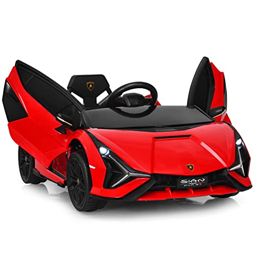 Lamborghini Elétrico Licenciado com Suspensão e Bluetooth