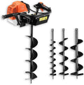 FUXTEC FX-EB152-3HP Perfurador de Solo a Gasolina 52CC 2 Tempos com 3 Brocas de 100/150/200 mm