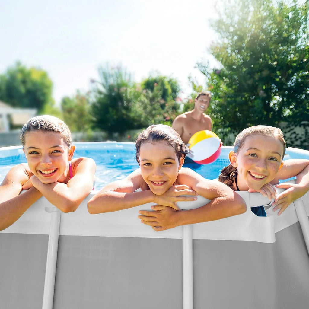 Intex 26798NP - Piscina Desmontável Oval Intex Prism Frame 610x305x122 cm com Bomba Filtrante