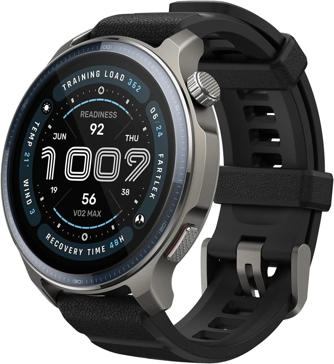 Amazfit Balance 2 Smartwatch Masculino 47mm, Tela AMOLED 1,5" Cristal Safira, smartwatch com NFC, GPS, bateria de 21 dias, +170 Modos Esportivos, Hyrox, Golf, para Android e iPhone