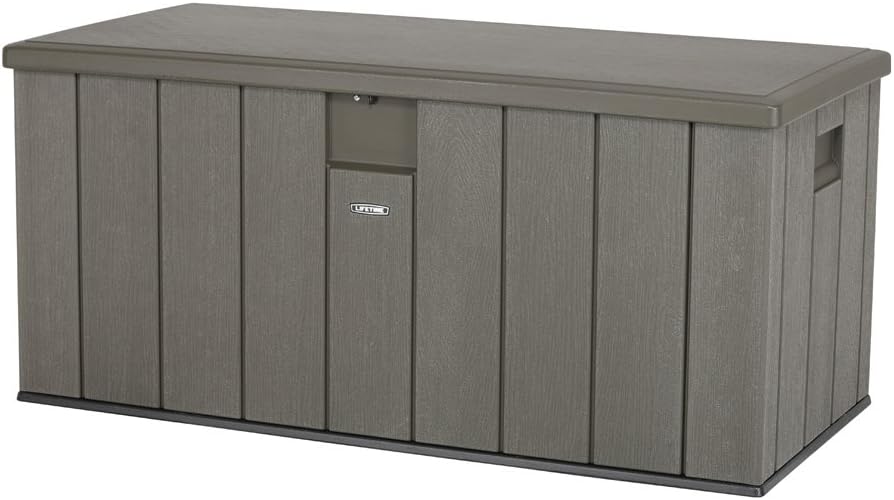 LIFETIME 60215 - Baú de jardim ultrarresistente 150x72x69 cm UV100 marrom