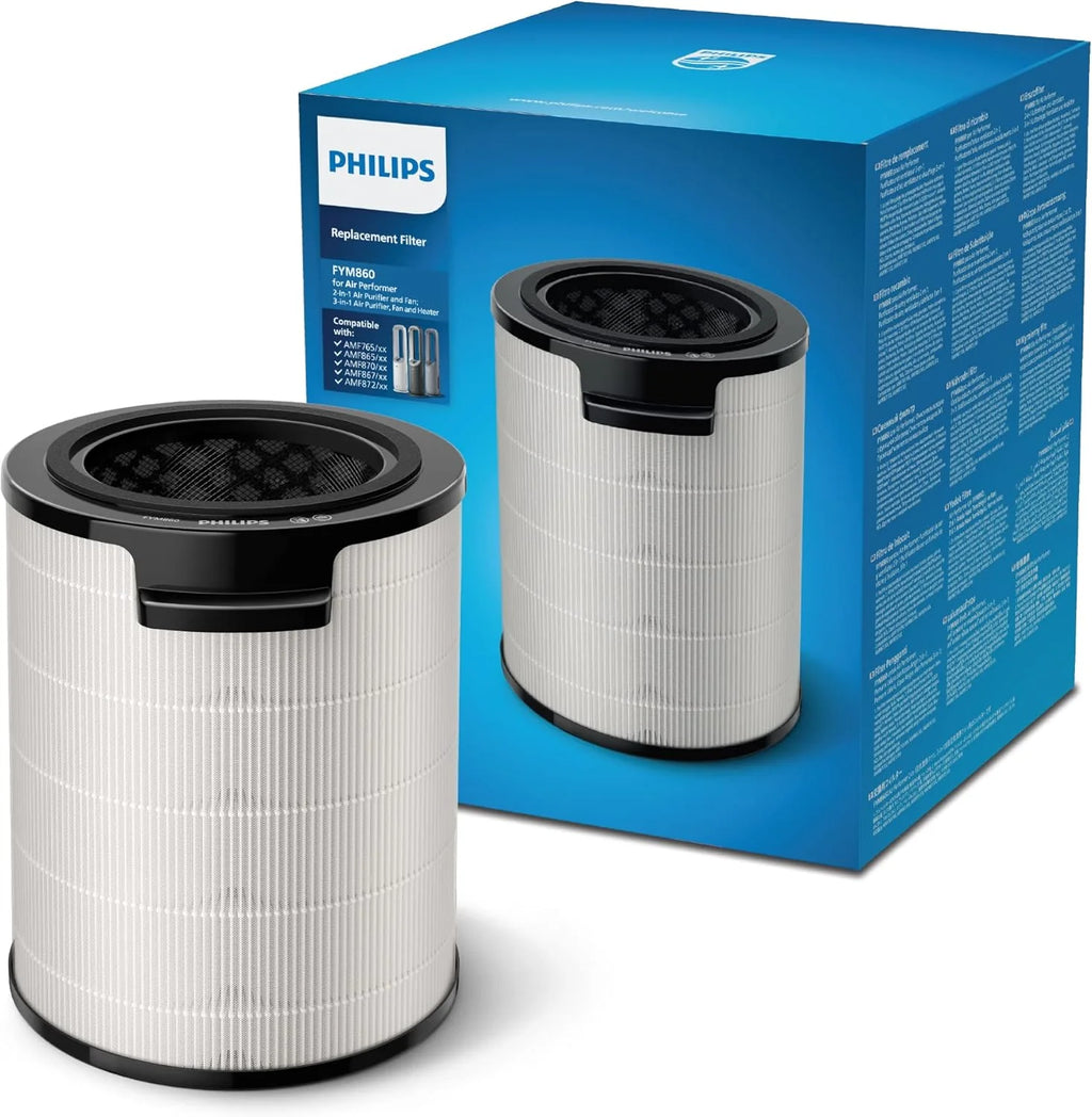 Philips Purificador e umidificador de ar 2 em 1 Série 3000, 131 m², filtro NanoProtect HEPA e filtro de carvão ativado removem 99,97% de todas as partículas invisíveis, Cor Branca (AC3737/10)