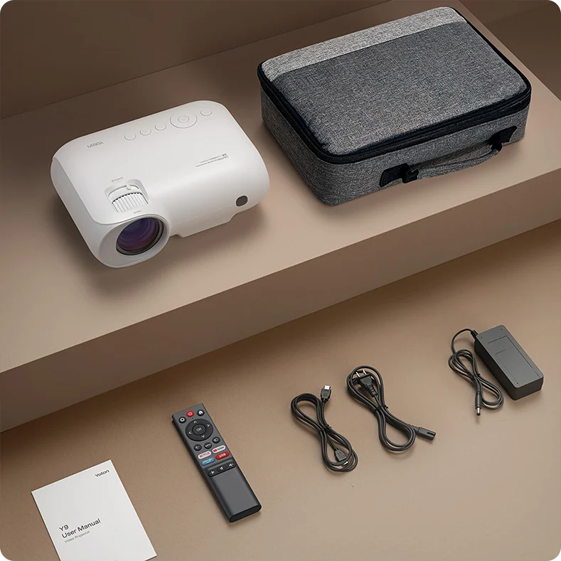 Projetor portátil Yoton Y9, Full HD, 450 ANSI Lumens